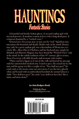 Hauntings by Vernon Lee, Fiction, Horror,Used