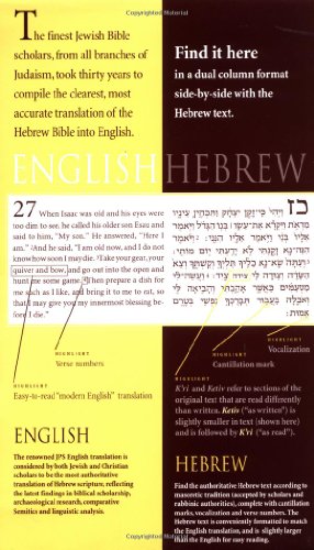Jps Hebrewenglish Tanakh,New