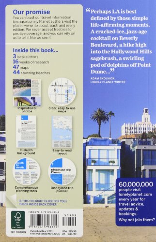 Los Angeles, San Diego & Southern California 3 (Lonely Planet Regional Guide)