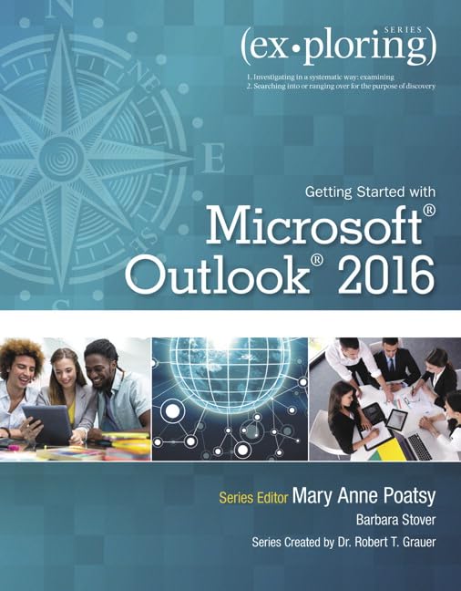 Exploring Getting Started with Microsoft Outlook 2016 (Exploring for Office 2016 Series),Used