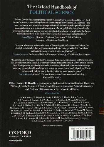 The Oxford Handbook of Political Science (Oxford Handbooks),Used
