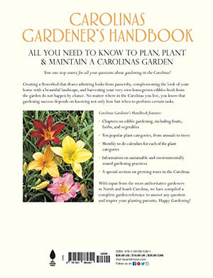 Carolinas Gardener's Handbook: All You Need to Know to Plan, Plant & Maintain a Carolinas Garden,Used