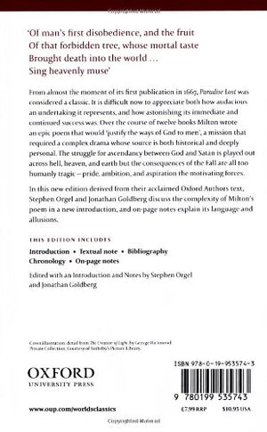 Paradise Lost (Oxford World's Classics),Used