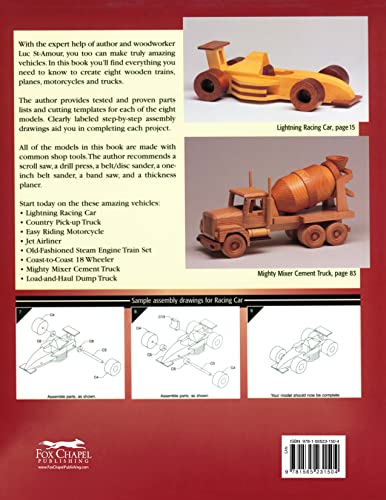 Amazing Vehicles You Can Make: Complete Plans and Assembly Drawings for Eight Different Models (Fox Chapel Publishing),New