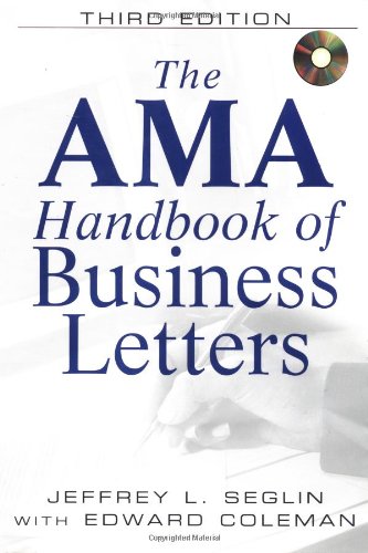 The AMA Handbook of Business Letters,Used