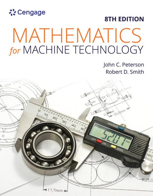 Mathematics for Machine Technology,Used