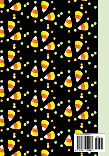 Notebook: Fun candy corn cover design, great gift for Halloween,Used