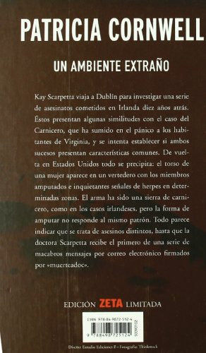 Un ambiente extrao (Doctora Kay Scarpetta 8) (Spanish Edition),Used