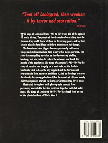 The Siege Of Leningrad 19411944: 900 Days Of Terror,New