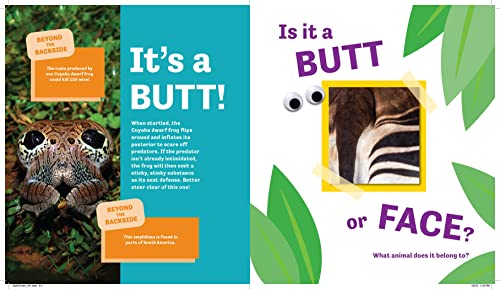 Butt Or Face?: A Hilarious Animal Guessing Game Book For Kids