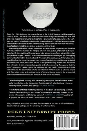 Bodies Of Inscription: A Cultural History Of The Modern Tattoo Community,New
