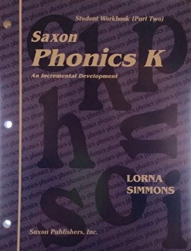 Saxon Phonics K: An Incremental Development (Student Workbook (Part Two)),Used