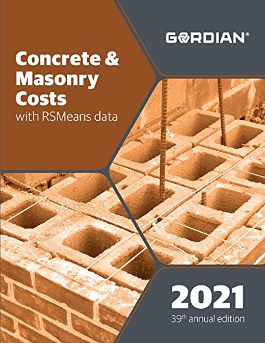 Concrete & Masonry Costs With RSMeans Data 2021 (Means Concrete & Masonry Cost Data),Used