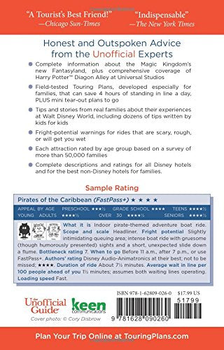 The Unofficial Guide to Walt Disney World with Kids 2015,Used
