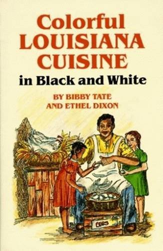 Colorful Louisiana Cuisine in Black and White,Used