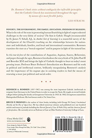 The State in Catholic Thought: A Treatise on Political Philosophy,Used