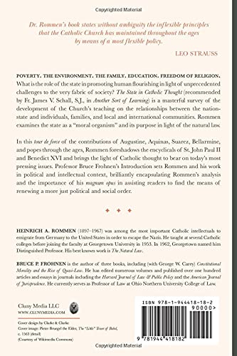 The State in Catholic Thought: A Treatise on Political Philosophy,Used