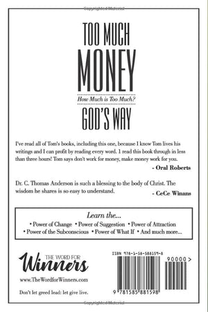 Too Much Money God's Way: How Much Is Too Much?,Used