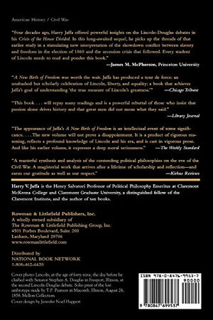 A New Birth of Freedom: Abraham Lincoln and the Coming of the Civil War,Used