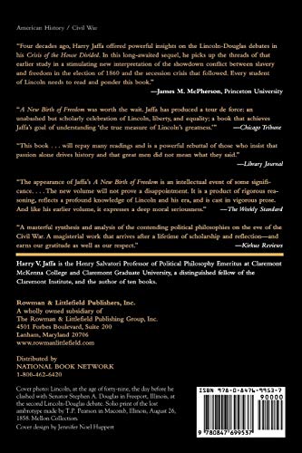 A New Birth of Freedom: Abraham Lincoln and the Coming of the Civil War,Used