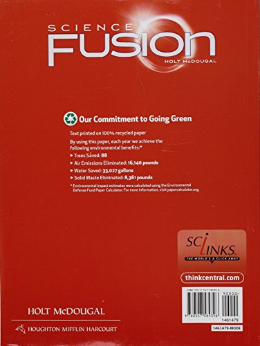 Student Edition Interactive Worktext Grades 68 2012: Module E: The Dynamic Earth (Sciencefusion),New