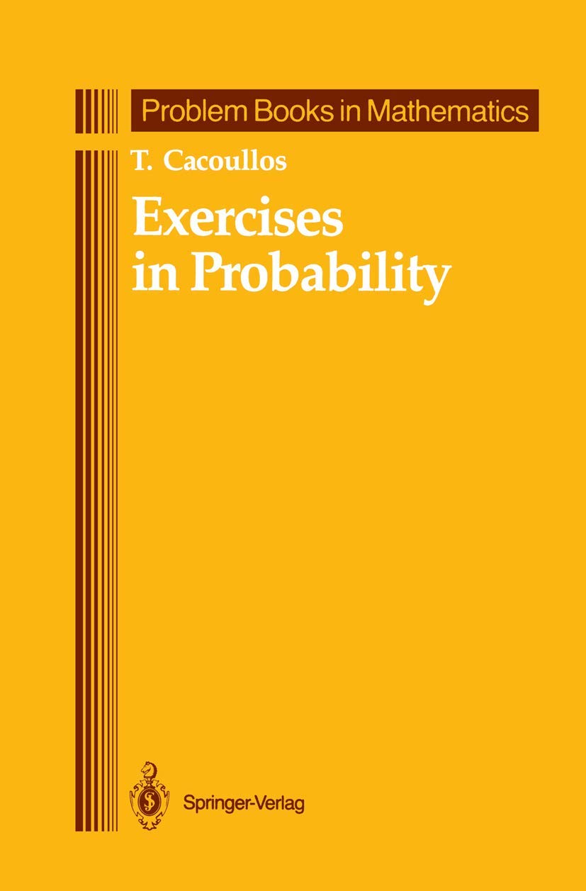 Exercises In Probability (Problem Books In Mathematics)