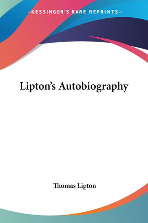 Lipton's Autobiography,Used