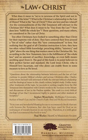 The Law of Christ,Used