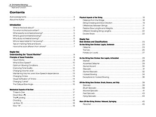 Orchestral Bowing  Style and Function: Textbook,New