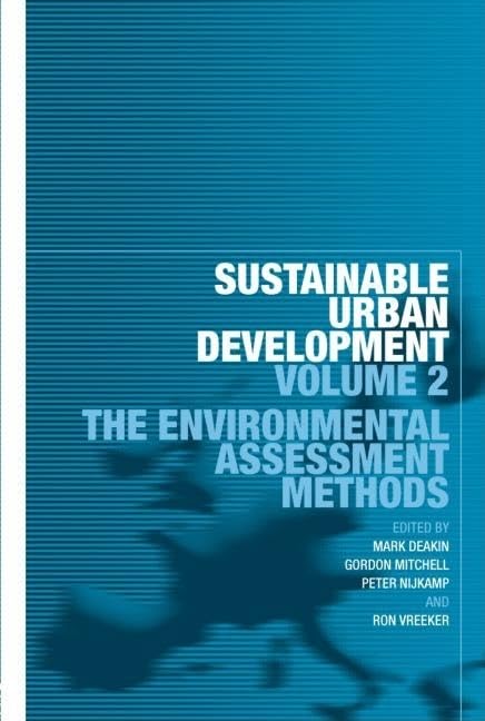 Sustainable Urban Development Volume 2 (Sustainable Urban Development Series)