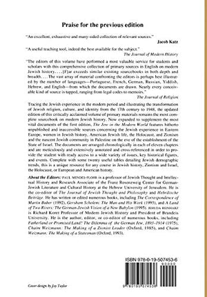 The Jew in the Modern World: A Documentary History,Used