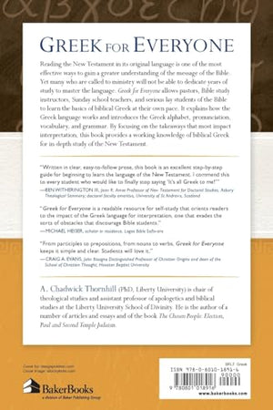 Greek for Everyone: Introductory Greek for Bible Study and Application,Used