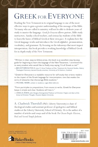 Greek for Everyone: Introductory Greek for Bible Study and Application,Used