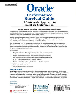 Oracle Performance Survival Guide: A Systematic Approach to Database Optimization,Used