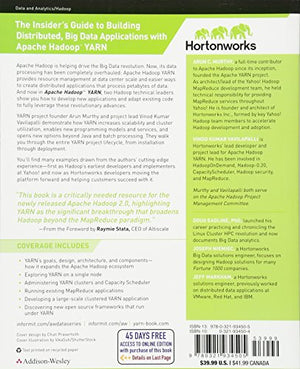 Apache Hadoop Yarn: Moving Beyond Mapreduce And Batch Processing With Apache Hadoop 2 (Addisonwesley Data & Analytics) (Addison,Used