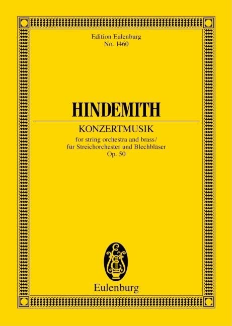 Konzertmusik, Op. 50: for Brass and Orchestra,New