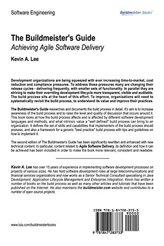 The Buildmeister's Guide: Achieving Agile Software Delivery,Used