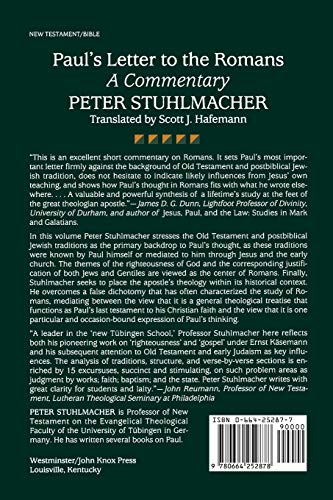 Paul's Letter to the Romans: A Commentary,Used