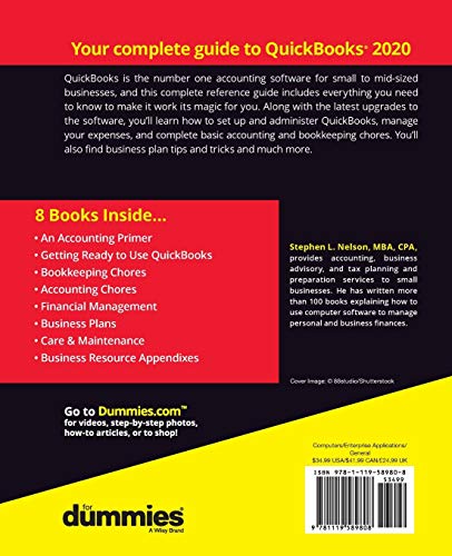 QuickBooks 2020 AllInOne For Dummies,Used
