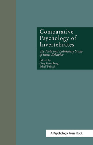 Comparative Psychology Of Invertebrates: The Field And Laboratory Study Of Insect Behavior (Research In Developmental And Compar,Used