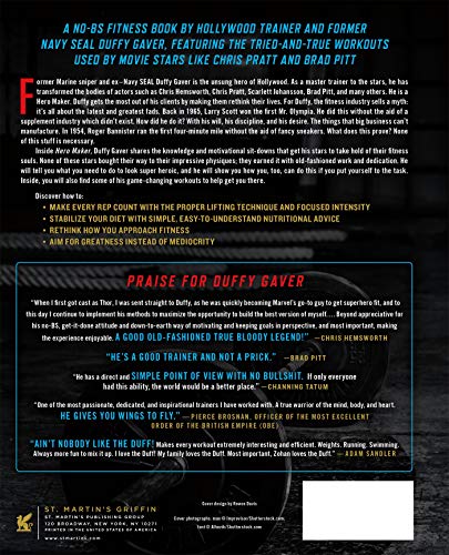 Hero Maker: 12 Weeks to Superhero Fit: A Hollywood Trainer's REAL Guide to Getting the Body You've Always Wanted,Used