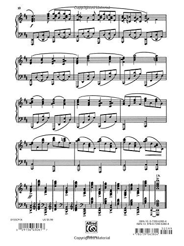 Canon In D: Advanced Piano Solo, Sheet,Used