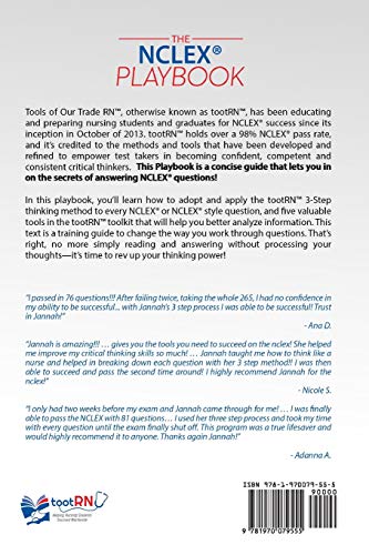 The NCLEX(R) Playbook: Winning Strategies and Test Taking Methods for NCLEXRN Success,Used