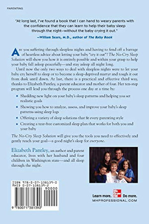 The Nocry Sleep Solution: Gentle Ways To Help Your Baby Sleep Through The Night,New