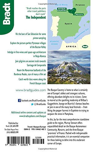 The Basque Country and Navarre: France  Spain (Bradt Travel Guides),Used