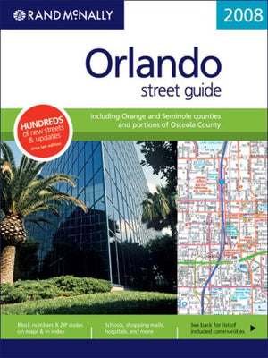 Rand McNally 2008 Orlando Street Guide,Used