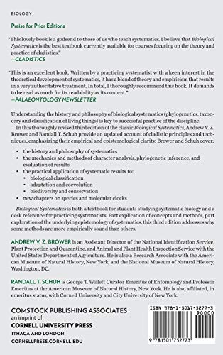 Biological Systematics: Principles and Applications,Used