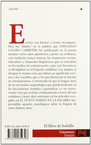 El nuevo dardo en la palabra (Literatura) (Spanish Edition),Used