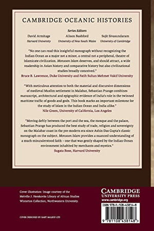 Monsoon Islam: Trade and Faith on the Medieval Malabar Coast (Cambridge Oceanic Histories),Used
