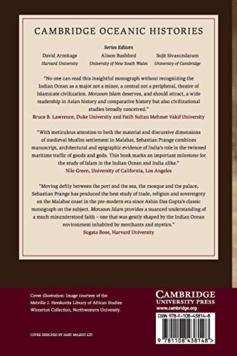 Monsoon Islam: Trade and Faith on the Medieval Malabar Coast (Cambridge Oceanic Histories),Used